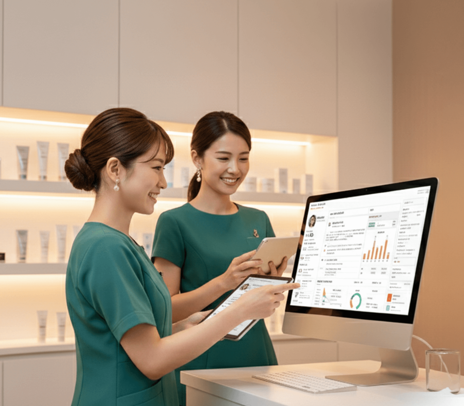 美容クリニックのカウンセリングシーン